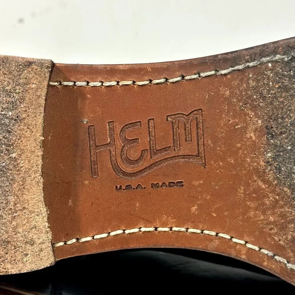 EUC Rancourt & Co. x Helm Pablo Boot Zipper Moto Made in Maine USA 11.5 D